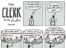 THE CLERK – SOUP STRIP<br /><h8>COMIC</h8>